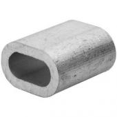 Зажим алюминиевый для стальн. канатов   4мм  (  10шт)  DIN 3093 "Русские гвозди"