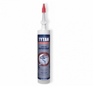 Герметик  каучуковый  белый "TYTAN Professional" (310мл) (12шт)