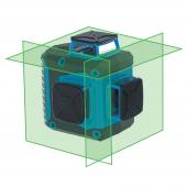 Нивелир лазерный НЛЗ-360-3 (3 линии, 360°, кейс, зеленый лазер) ПРАКТИКА
