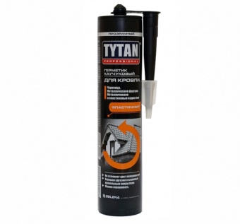 Герметик  для Кровли  каучуковый красный "TYTAN Professional" (310мл) (12шт)
