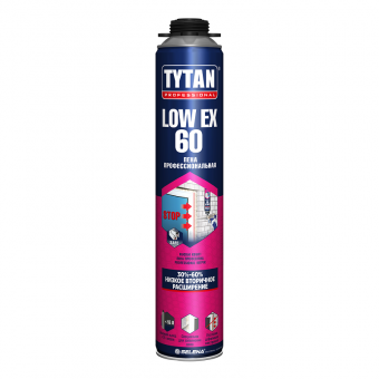 Пена профессиональная  "TYTAN Professional  LowEx 60"  зимняя 750 мл (12шт)